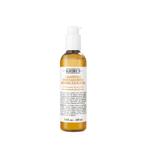 ....Kiehl's Calendula Deep Cleansing Foaming Face Wash 230ML..Kiehls 契爾氏 金盞花深層潔面泡沫 230ML....