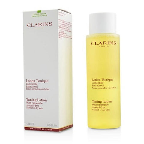 ....CLARINS TONING LOTION CAMOMILE DRY OR NORMAL SKIN 200 ML..CLARINS 克蘭詩 温和爽膚露 (乾性或中性肌適用) 200 ML....