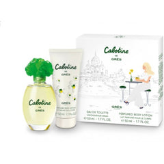 ....Grès Cabotine Classic Eau De Toilette 50ml Spray + Body Lotion 50ml..Cabotine 歌寶婷 清秀佳人(綠色)小雙重奏套裝(香水EDT 50ML+香體乳50ML)....